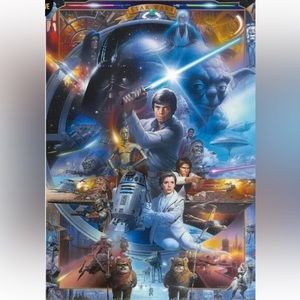 Star Wars Original Trilogy Collage Poster By Trends 21490